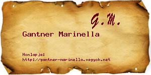 Gantner Marinella névjegykártya